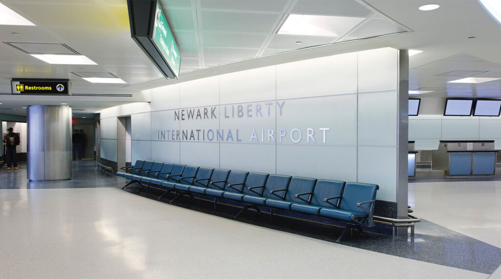 Newark Airport Clear Opaque Tempered Laminated