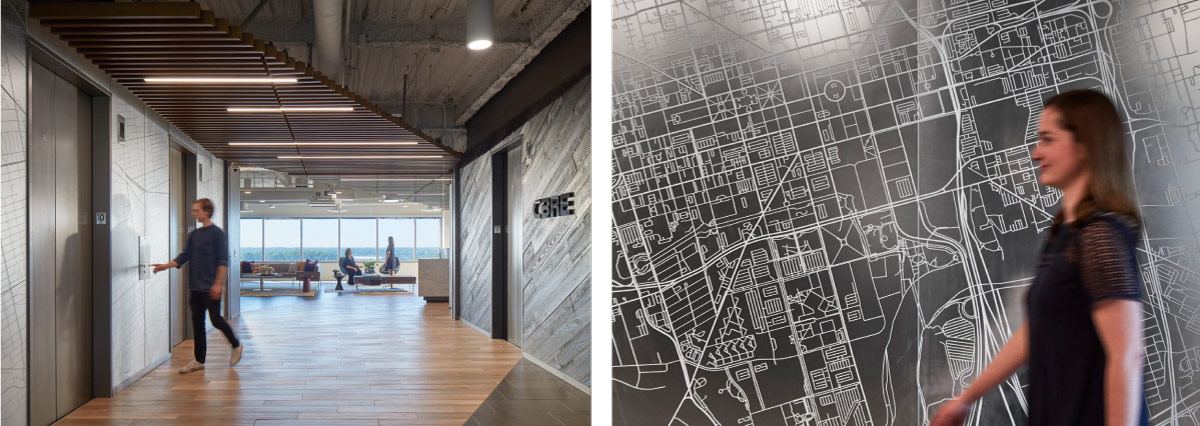 CBRE Indianapolis glass composition