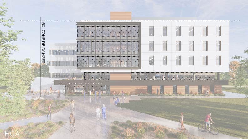 Marquette University College of Nursing with AviProtek T bird friendly glass