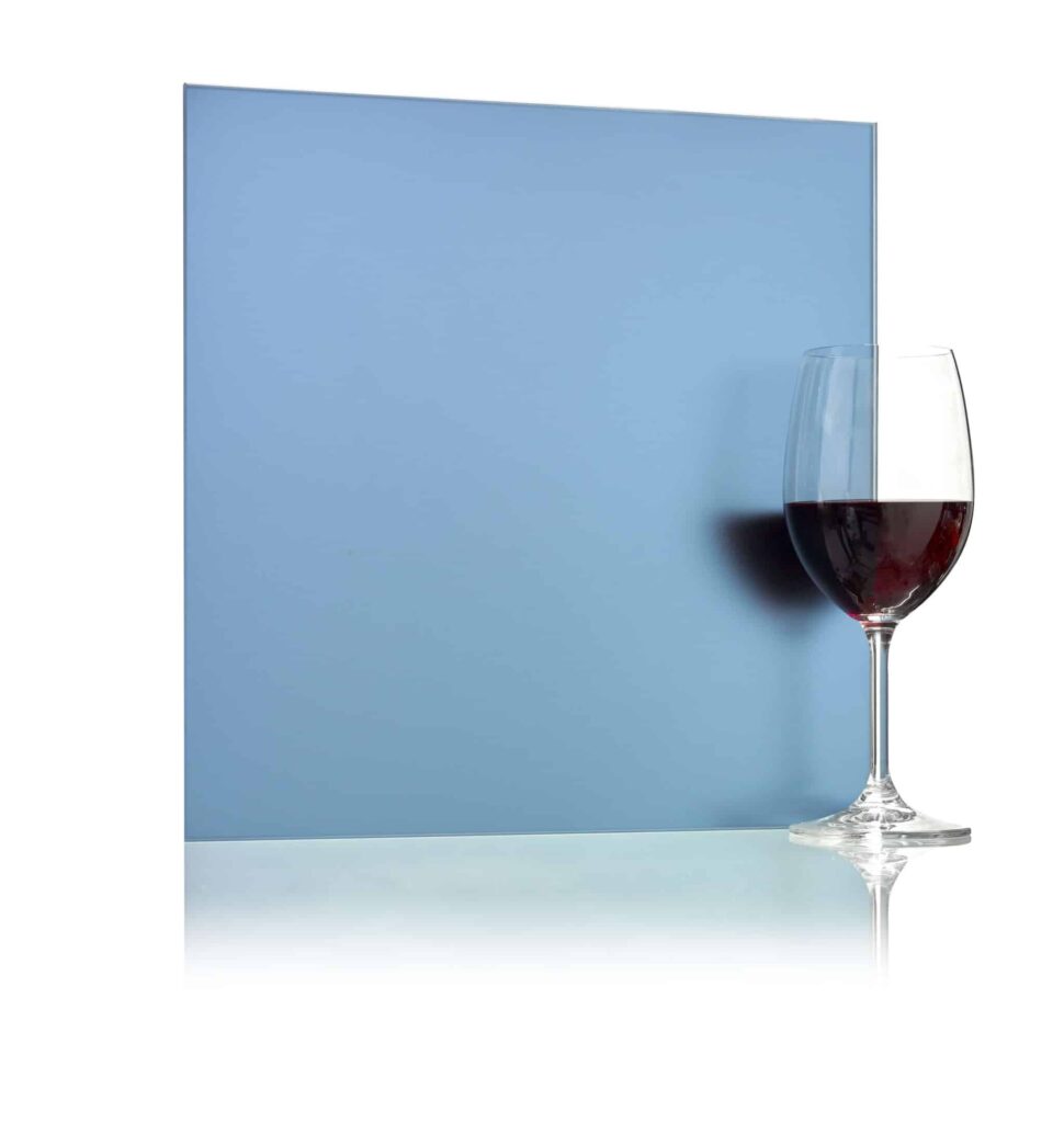 Walker Textures Blue Satin Mirror