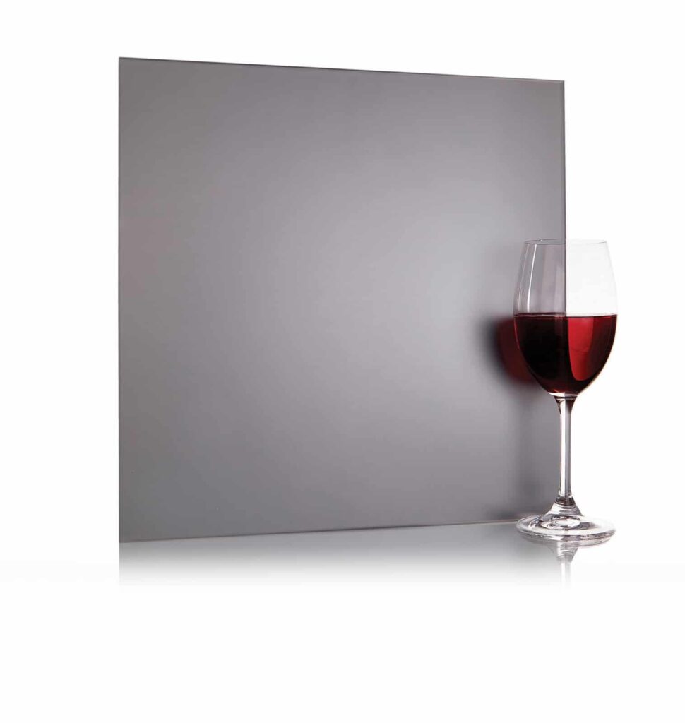 Miroir Walker Textures Velours Gris