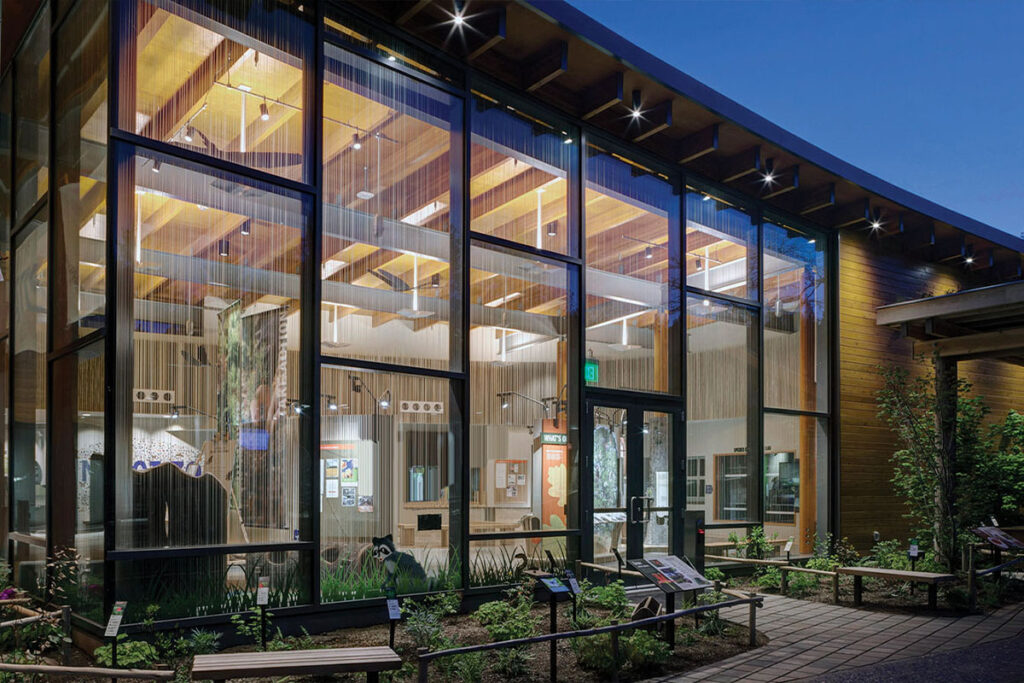 AviProtek Low E Bird Safe Glass At Oregon Zoo Education Center