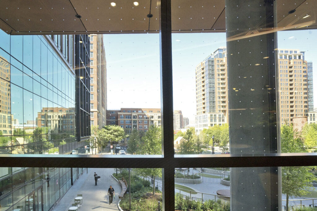 AviProtek bird safe glass on Amazon HQ2 buildings in VA
